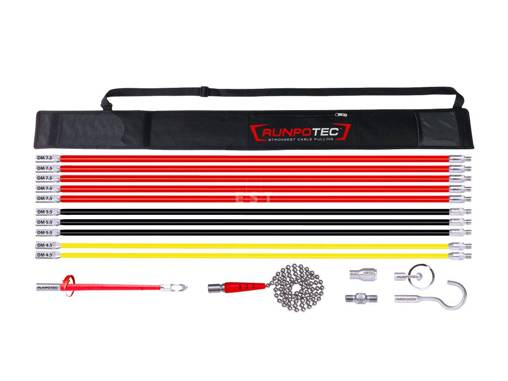 RUNPOTEC 10020 RUNPOSTICKS Comfort Paket Sada protahovacích prutů, vč. úložného pouzdra, 19dílná RUNPOTEC 10020 RUNPOSTICKS Comfort Paket Sada protahovacích prutů, vč. úložného pouzdra, 19dílná